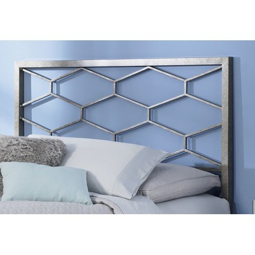 Leggett and Platt Fashion Bed Group Camden Golden Frost Headboard, Queen, Silver