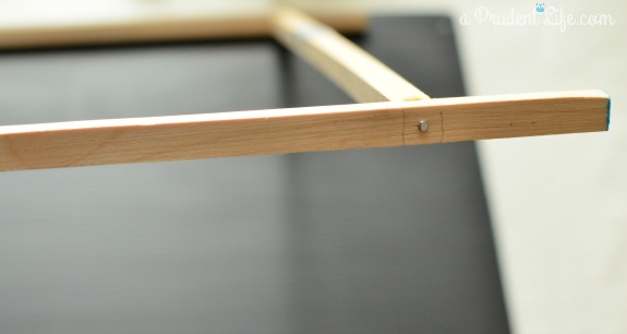Assembling Frame For Valentine Chalkboard