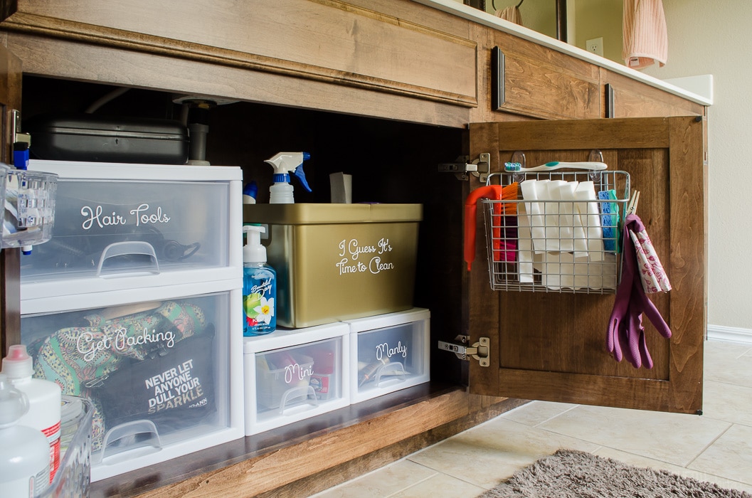 Bathroom Organization {Under the Sink}-16