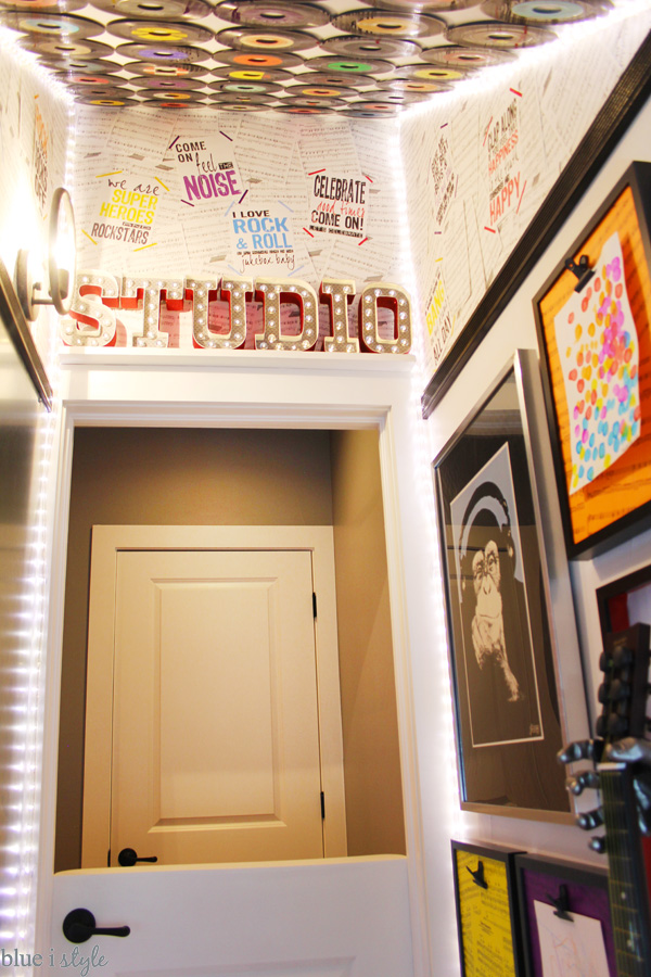 Rock & Roll Under Stair Playroom