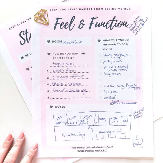 Feel & Function Room Design Worksheet