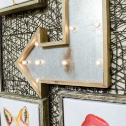 How to create a layered gallery wall.