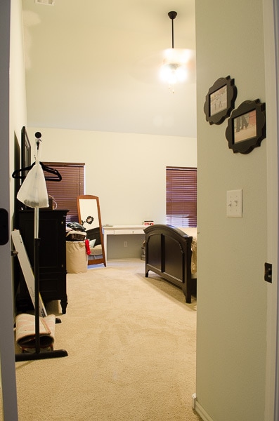 Polished Habitat bedroom BEFORE