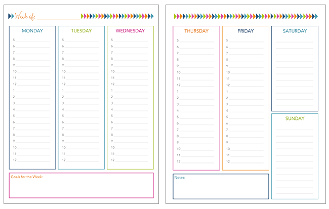 Organizing My Week | Just a Girl and Her Blog for A Prudent Life